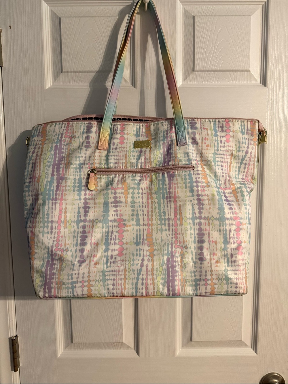 Luv Betsey by Betsey Johnson Pastel Tie Dye Weekender Tote Bag